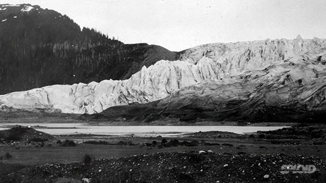 McCarty Glacier, Alaska, July 1909—July 2004